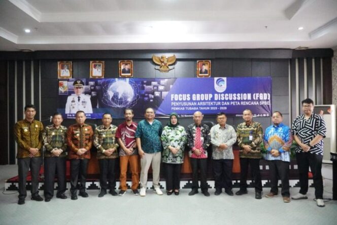 
 Diskominfo Tubaba Gelar Focus Group Discussion Penyusunan Arsitektur dan Peta Rencana SPBE