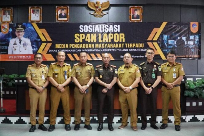 
 Optimalkan Pelayanan Publik Kominfo Tubaba Gelar Sosialisai SP4N Lapor