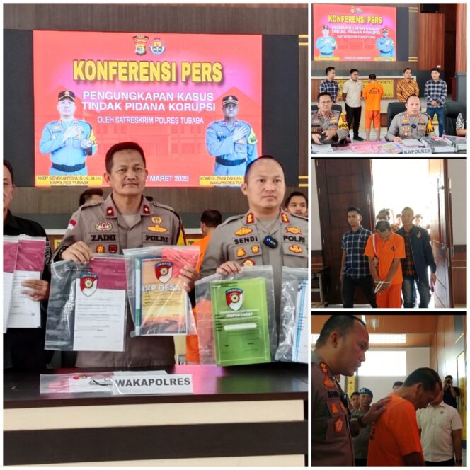 
 Korupsi DD 272 Juta Kepalo Tiyuh Suka Jaya, Gunung Agung, Tubaba Masuk Bui