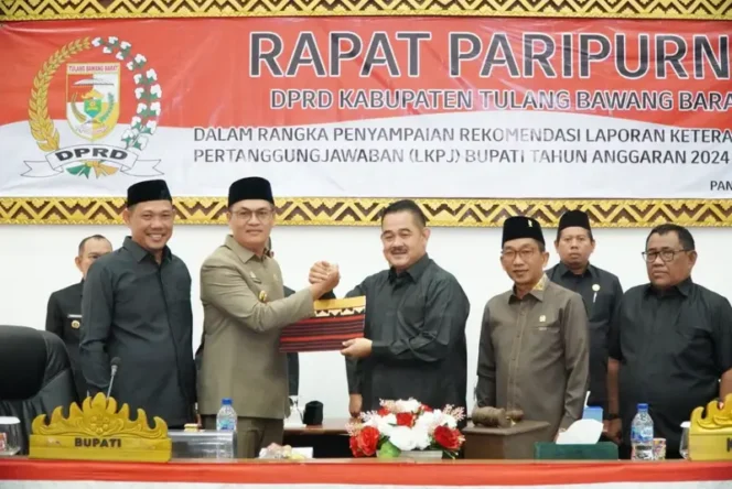 
 DPRD Kabupaten Tubaba Gelar Rapat Paripurna LKPJ 2024