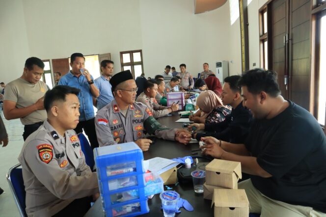 
 Polres Tulang Bawang Barat Gelar Donor Darah Dalam Rangka HUT Bhayangkara ke 79