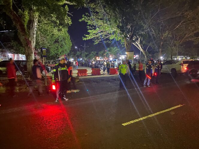 
 Polres Tulang Bawang Barat Laksanakan Pengamanan Acara Pembukaan Pekan Olahraga (PORKAB) Tubaba Ke 1