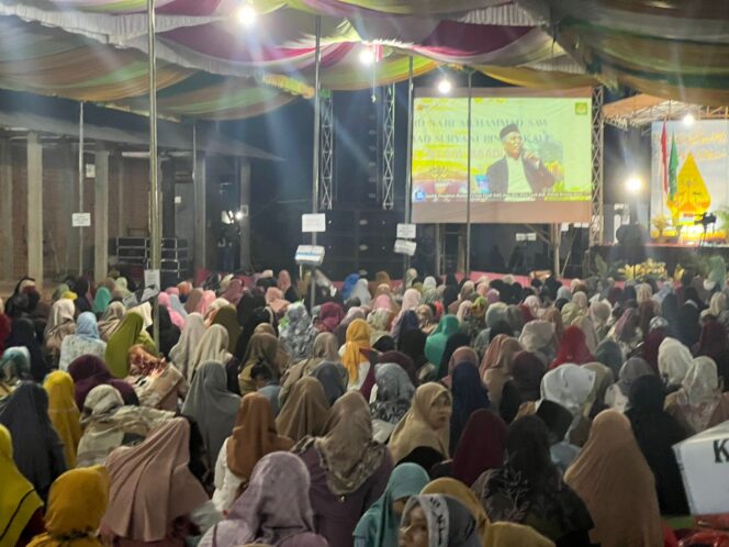 
 Personil Polsek Gunung Agung Laksanakan Pengamanan Acara Pengajian Akbar di Kecamatan Batu Putih