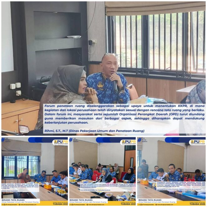 
 Pengembangan Kawasan Industri Lambu Kibang Dibahas Dalam Forum Koordinasi Penataan Ruang PUPR Tubaba