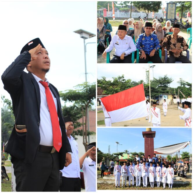 
 Kepalou tiyuh Penumangan Gelar Upacara Peringatan HUT Kemerdekaan RI ke-80 Berjalan Dengan Hikmat