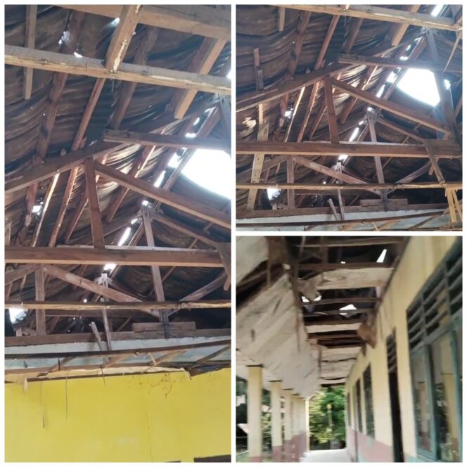 
 SDN02 Pagar dewa Butuh Perhatian Khusus Dari dinas Pendidikan dan Bupati Tulang Bawang Barat, Sekolah Sudah Meleleh