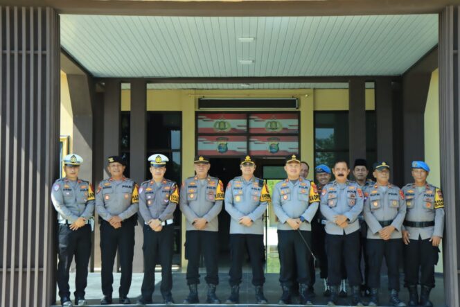 
 Karo Ops Polda Lampung Pengecekan Kesiapsiagaan di Mako Polres Tulang Bawang Barat, Pastikan Kesiapan Optimal Ops Ketupat Krakatau 2026