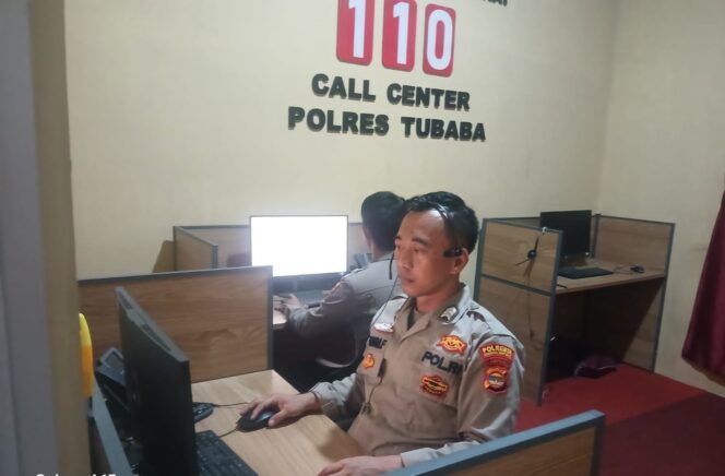 
 Polres Tulang Bawang Barat Ajak Masyarakat Tak Ragu Lapor Melalui Call Center 110, Siap Layani Masyarakat